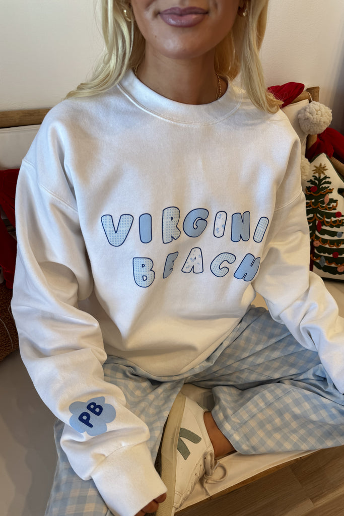 Virginia Beach Sweatshirt, Pixelated Boutique, Women's Clothing, Women's Jewelry and Gifts, Online Shopping for Women, Latest Fashion Trends 2024, Virginia Beach Clothing Stores, Homecoming Dresses, Fall/Winter 2024, Clothing Stores in Virginia Beach, Aesthetic Fashion Trends, East Coast Fashion Styles, Fall 2024 Fashion Trends, Holiday Styles, Sustainable Women's Clothing, Cozy styles, Unique Gift Ideas for Women