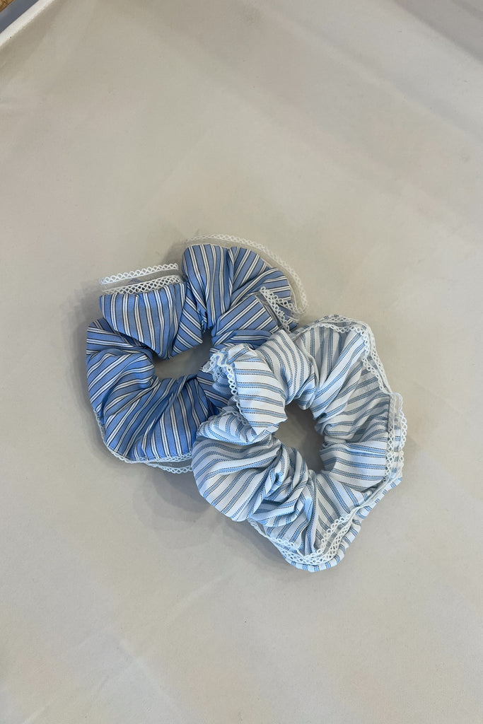 Striped blue scrunchies, Pixelated Boutique, Women's Clothing, Women's Jewelry and Gifts, Online Shopping for Women, Latest Fashion Trends 2024, Virginia Beach Clothing Stores, Rush Dresses for Sorority Events, Graduation Dresses for 2024, Clothing Stores in Virginia Beach, Aesthetic Fashion Trends, East Coast Fashion Styles, Summer 2024 Fashion Trends, Sustainable Women's Clothing, Unique Gift Ideas for Women