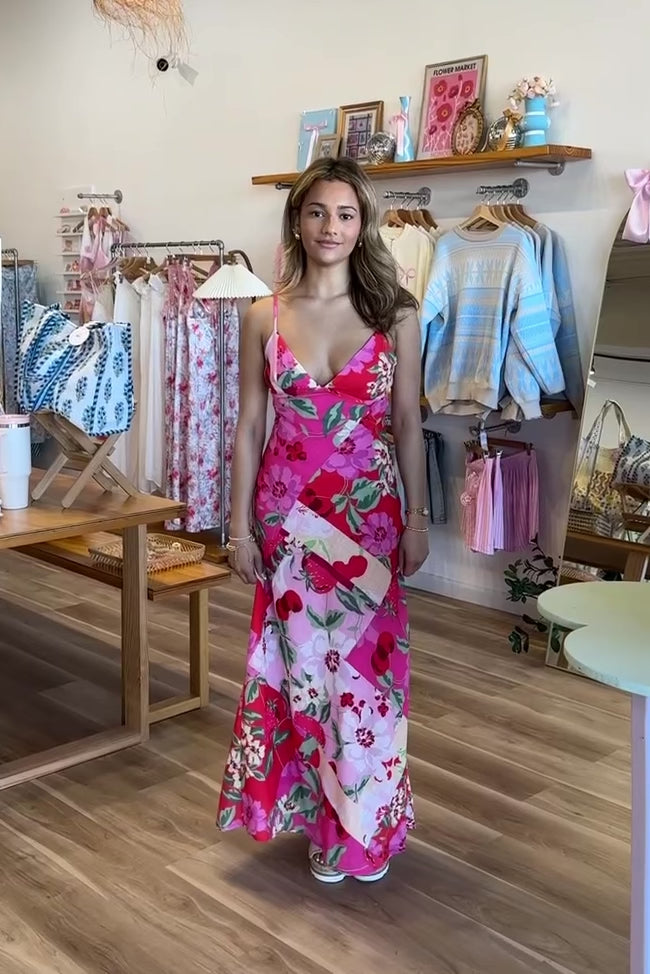 Pink floral maxi dress, Pixelated Boutique, Women's Clothing, Women's Jewelry and Gifts, Online Shopping for Women, Latest Fashion Trends 2025, Virginia Beach Clothing Stores, Homecoming Dresses, Spring/Summer 2025, Clothing Stores in Virginia Beach, Aesthetic Fashion Trends, East Coast Fashion Styles, Spring 2025 Fashion Trends, Vacation Styles, Sustainable Women's Clothing, Spring break styles, Unique Gift Ideas for Women