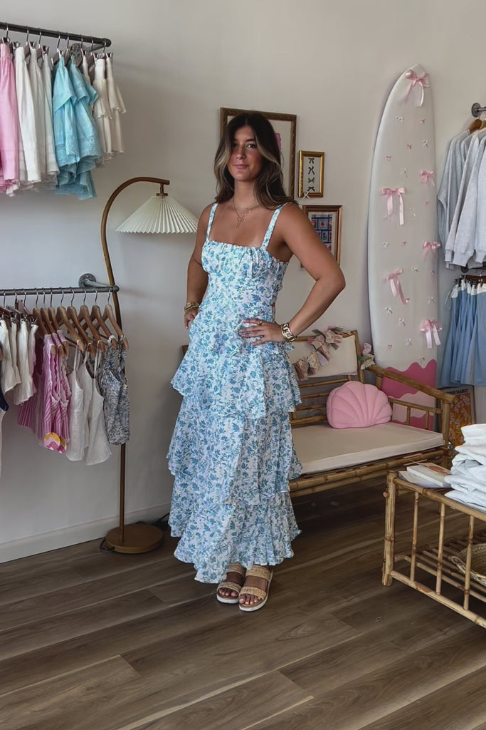 Blue Floral Maxi Dress, Pixelated Boutique, Women's Clothing, Women's Jewelry and Gifts, Online Shopping for Women, Latest Fashion Trends 2024, Virginia Beach Clothing Stores, Rush Dresses for Sorority Events, Graduation Dresses for 2024, Clothing Stores in Virginia Beach, Aesthetic Fashion Trends, East Coast Fashion Styles, Summer 2024 Fashion Trends, Sustainable Women's Clothing, Unique Gift Ideas for Women